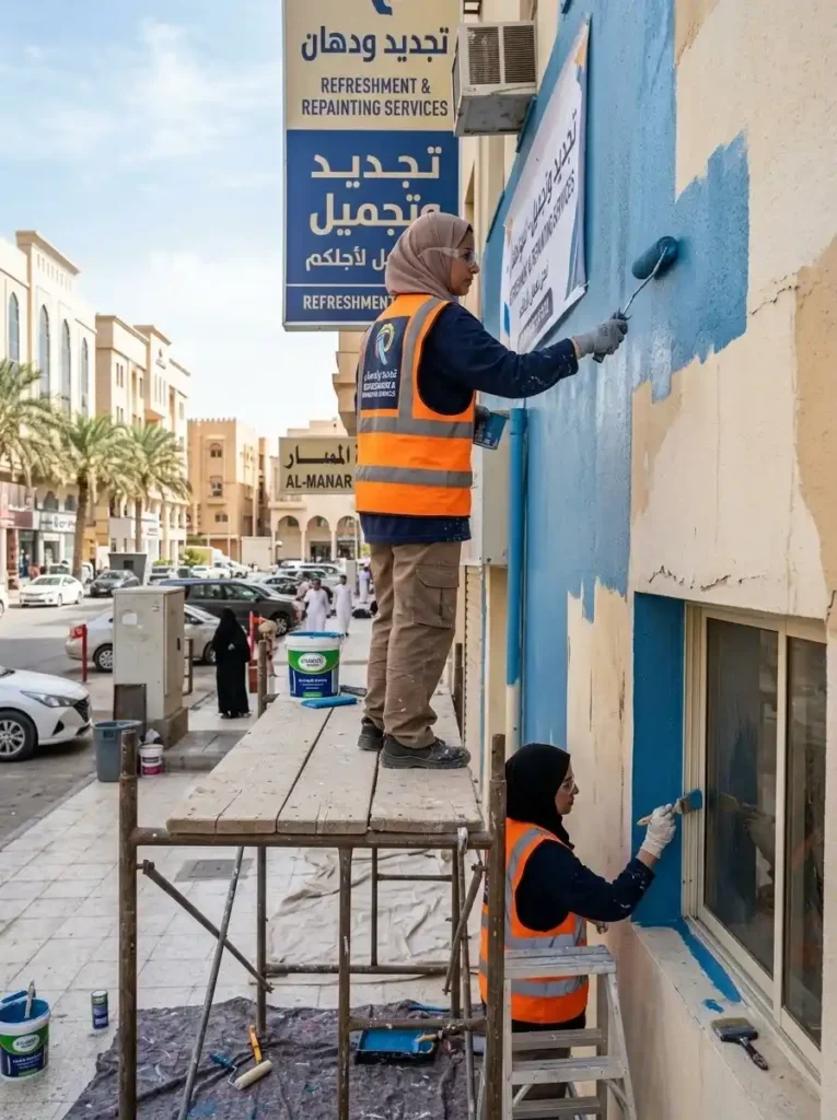 تجديد وإعادة الدهان