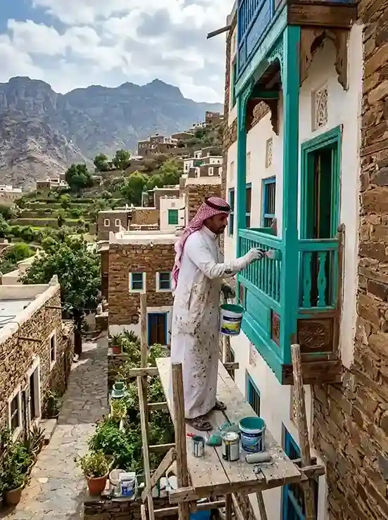 دهان المنازل في الطائف