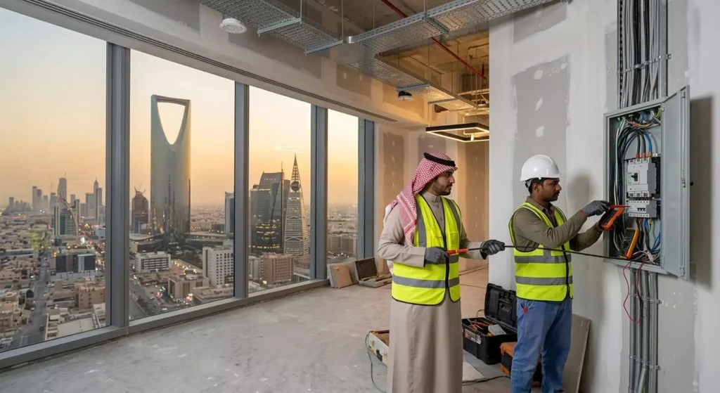 كهربائي في السعودية